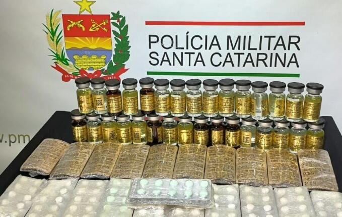 Motorista é preso com medicamentos e anabolizantes contrabandeados em Saltinho