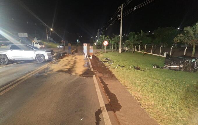 Colisão frontal na SC-163 deixa três feridos em SMO; motoristas recusam bafômetro