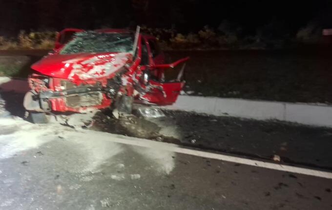 Colisão frontal deixa um morto na SC-283 entre Palmitos e São Carlos
