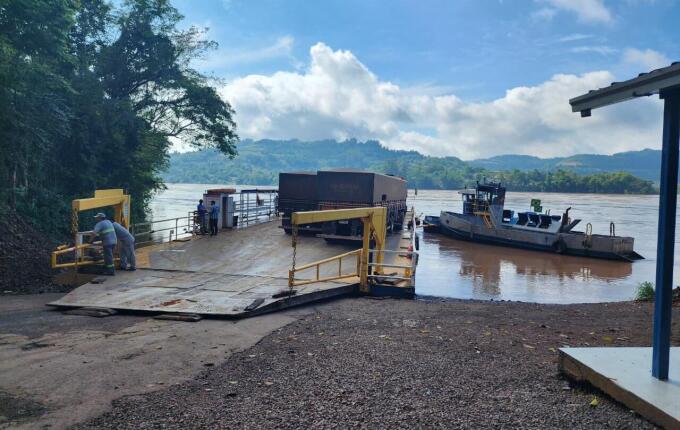 Travessia entre Itapiranga e Barra do Guarita será interrompida às 18h desta quinta-feira
