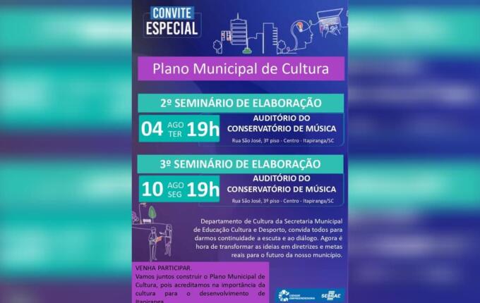 Grupos culturais participam de oficinas para criação do Plano de Cultura de Itapiranga
