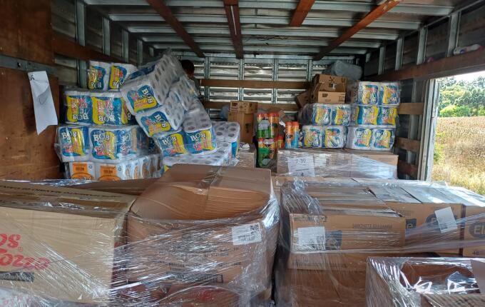 Empresa é flagrada pela terceira vez transportando produtos químicos junto com alimentos na BR-163