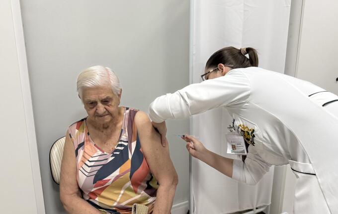 Vacinação contra gripe aplica 575 doses em Dia D em São Miguel do Oeste