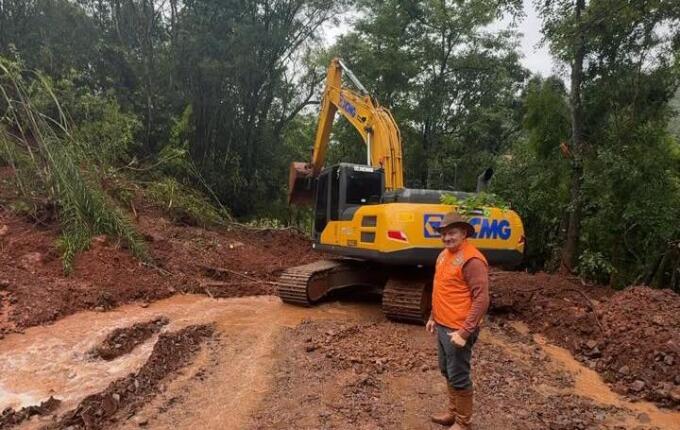 Chuva provoca novo deslizamento e interdita acesso à comunidade em Guaraciaba