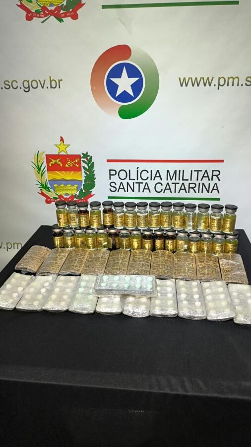 Motorista é preso com medicamentos e anabolizantes contrabandeados em Saltinho