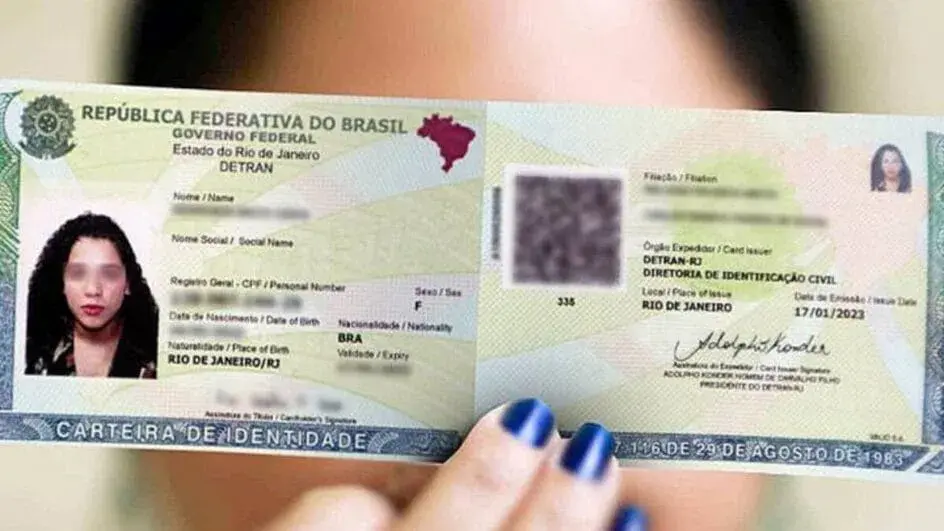 Nova Carteira de Identidade pode ser solicitada pelo celular e entregue pelos Correios