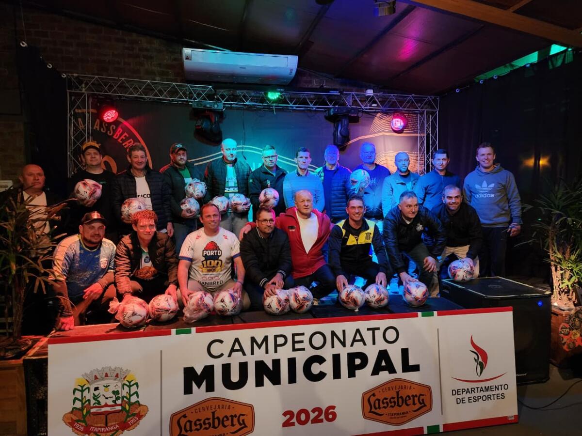 Campeonato Municipal de Futebol de Itapiranga é lançado com 10 equipes