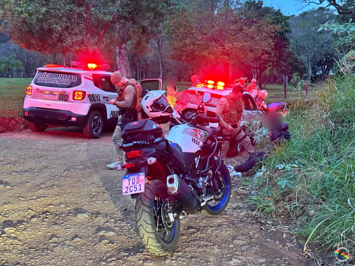 ROCAM prende casal por tráfico de drogas após fuga em São Miguel do Oeste