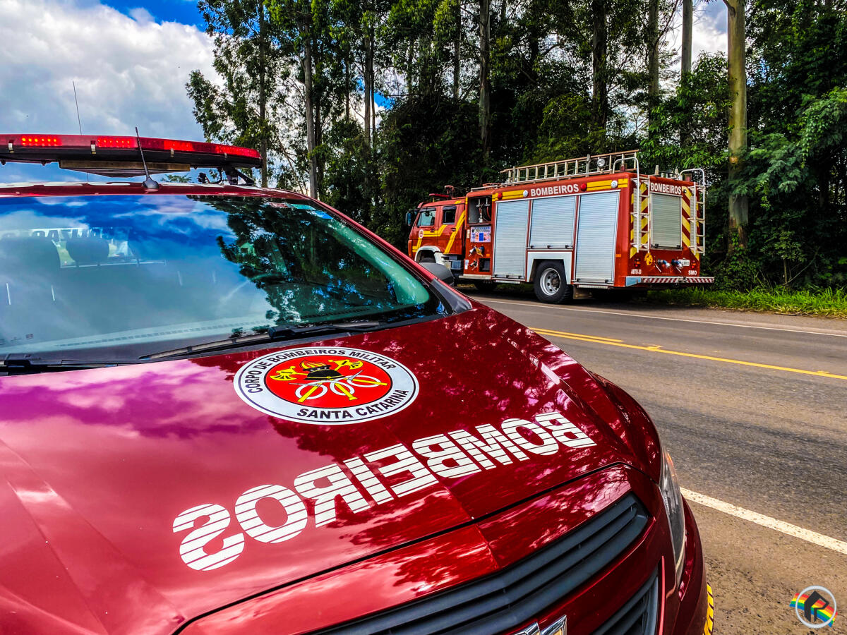 Ciclista fica ferido em atropelamento na BR-158, em Palmitos