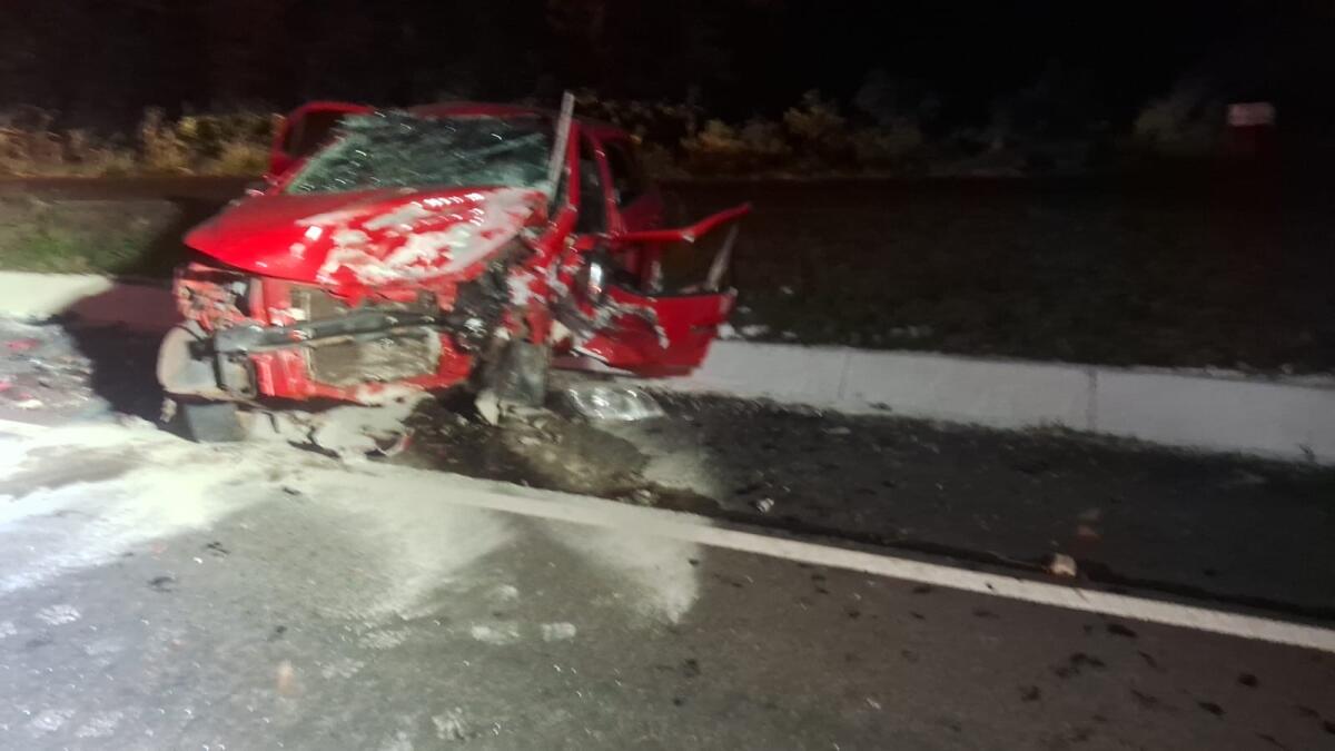 Colisão frontal deixa um morto na SC-283 entre Palmitos e São Carlos