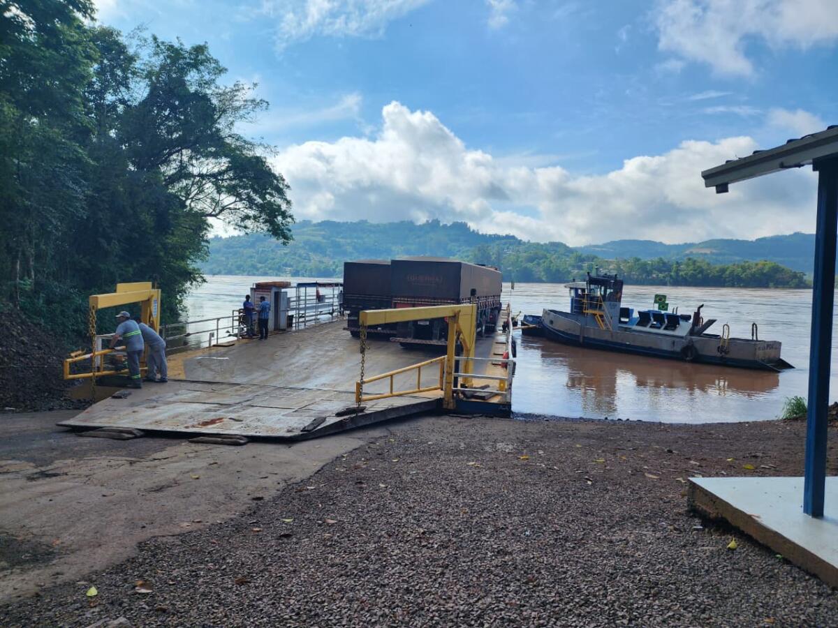 Travessia entre Itapiranga e Barra do Guarita será interrompida às 18h desta quinta-feira
