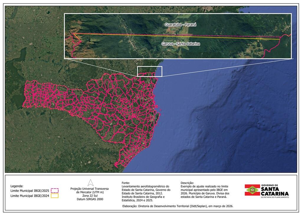 Mapas de 18 cidades catarinenses passam por revisão e ganham contornos mais precisos