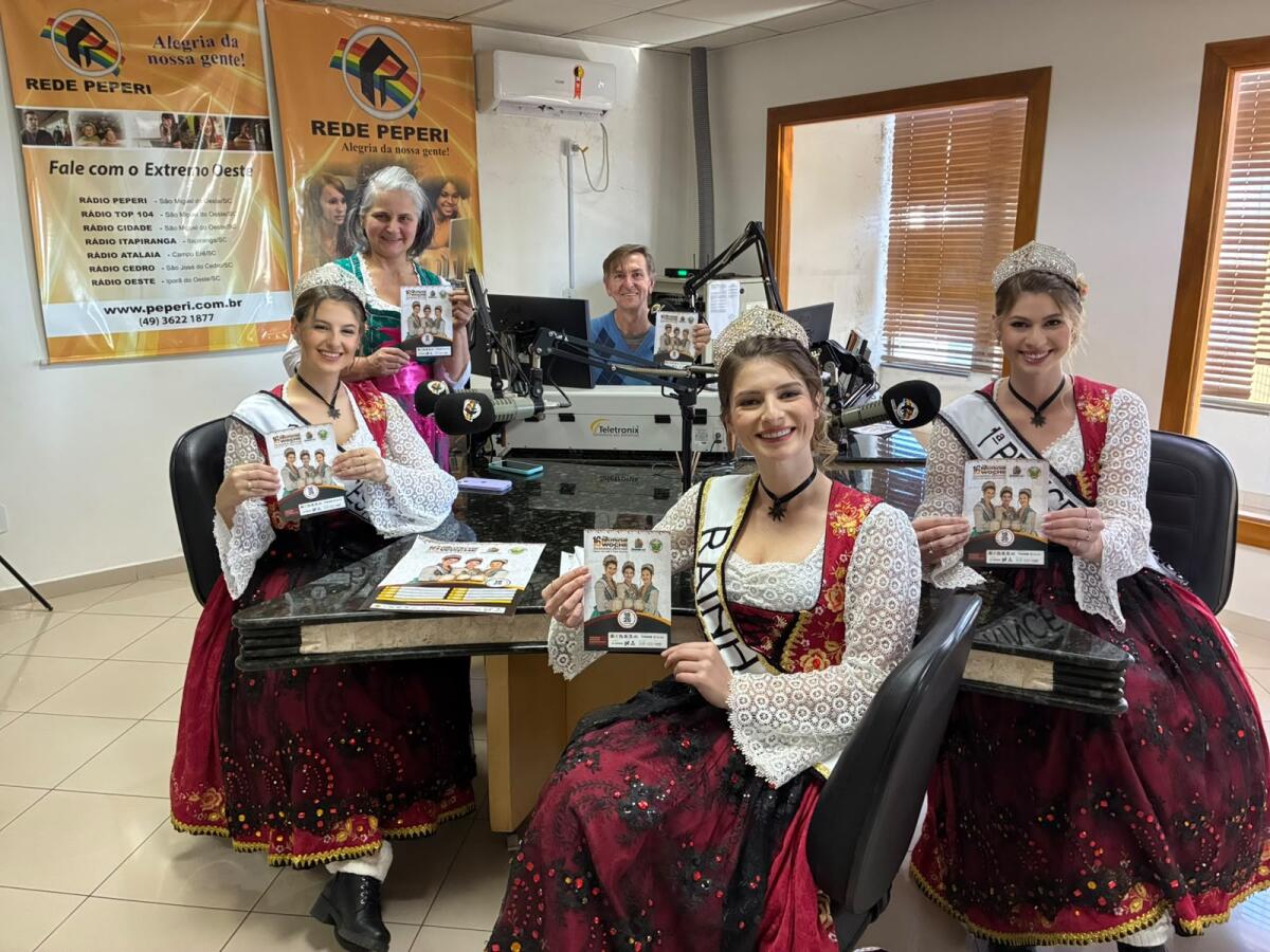 Soberanas divulgam programação da 16ª Deutsche Woche na Rádio Oeste