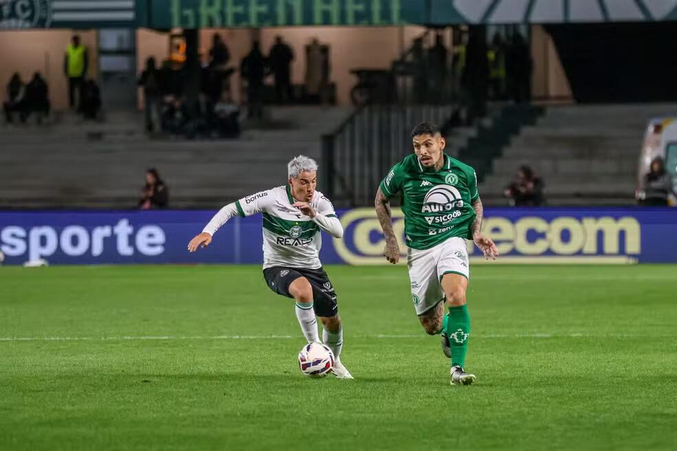 Chapecoense perde para o Coritiba e segue na lanterna do Brasileirão