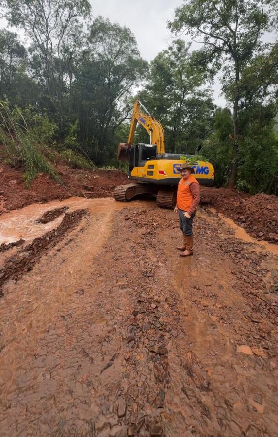 Chuva provoca novo deslizamento e interdita acesso à comunidade em Guaraciaba