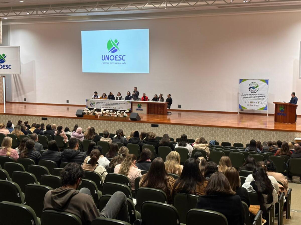 Segundo seminário sobre saúde mental reúne profissionais de três estados em São Miguel do Oeste